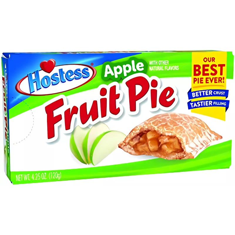 Hostess Apple Fruit Pie, 4.25 Ounce (Pack of 8)