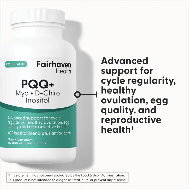 Fairhaven Health Pqq Plus Myo-inositol 120 Cpsulas