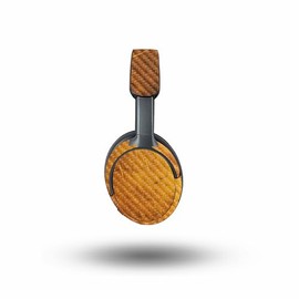 MightySkins Carbon Fiber Skin Compatible with Bose QuietComfort Ultra - Textured Gold | Protective, Durable Textured Carbon Fiber Finish | Easy to Apply