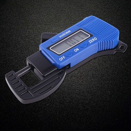 Thickness Gauge Digital Display Metal Paper Leather Jewelry Reset Metric Imperial Auto Shut Off Measure Thickness Gauge, Default