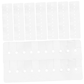 Vaguelly Heat Insulation Hair Extension Tool 10 Holes Glue Protector Hair Extension Tools Hair Sectioning Clips for Human Hair Extensions