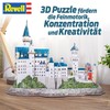 Revell 3D Puzzle 00205 Neuschwanstein Castle 121 Pieces, Highly Detailed,
