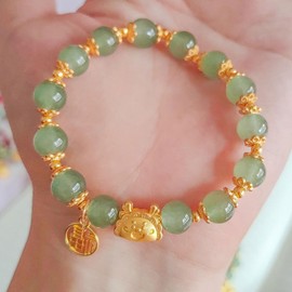 Dragon Bracelet New Years Bracelet for Girls Year of The Dragon 2024 Bracelet for Women Dragon Jade Bracelet Trendy Jewelry Gifts for China New Year