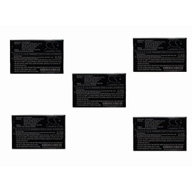 (5 Pack) XSP Battery for AGFA DV-5000G DV-5000Z DV-5580Z Optima 1338mT Optima 2338mTAIPTEKA-HD AHD-100 AHD-200 PN AIPTEK ZPT-NP60 BENQ NP-60 CASIO NP-30 NP-30DBA Creative NP-60