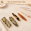 12 PCS Leopard Hair Accessories Set, Headbands & Clips Gift