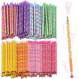 Outus Scented Pencils Graphite HB Pencils Colored Pencils for Kids Wood Pencils with Fruit Elements for Kids Party Favors Classroom Reward School Stocking Fillers(120 Pcs)