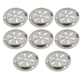 4 Pakcs Stainless Steel BBQ Smoker Air Vent - Adjustable Grill Damper for Controlling Airflow - Replacement Parts for Grill and Smoker Vents