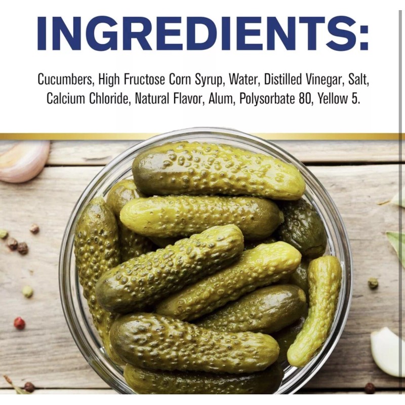 Does Not Apply Vlasic Sweet Gherkins, 16 FL OZ