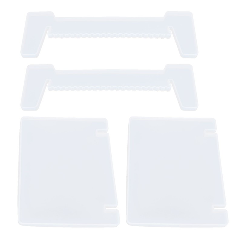 Crystal Epoxy Storage Shelf Mold Desktop Clear Silicone Die DIY