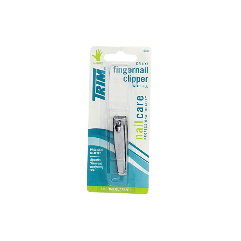 Trim Nailclip Deluxe Size Ea Trim Deluxe Fingernail Clipper With