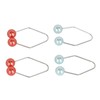 2 Pair Dimple Trainer Piercing Free Easy To Wear Enhanced