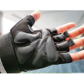 Fit Active Sports Ventilated Weight Lifting Workout Gloves with Adjustable Wrist Wraps for Gym Exercise, Weightlifting, Pull Ups - New Enhanced Palm for Callus Guard and Max Grip (XS, WristWrap)