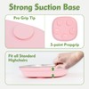 TAOceeXI Stainless Steel Toddler Plates with Suction | Non-Slip Divided