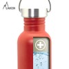 Laken Basic Stainless Steel Bottle, Water Bottle, Wide Opening with