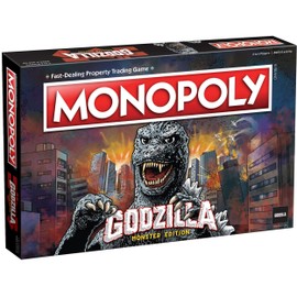 Monopoly: Godzilla | Based on Classic Monster Movie Franchise Godzilla | Collectible Monopoly Game Featuring Familiar Locations and Iconic Kaiju Monsters