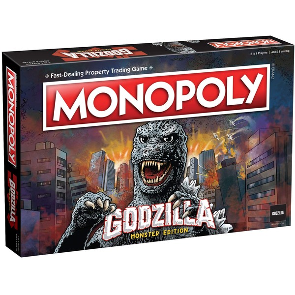 USAopoly Monopoly®: Godzilla | Ages 8+ | for 2- Players | 1 Set