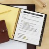 Avery Jan-Dec Tab Binder Dividers, Pre-Printed Black Leather Style Tabs,