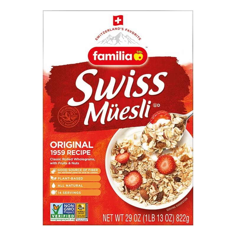 Familia Swiss Muesli Cereal, Original Recipe with Fruit and Nuts