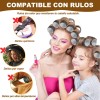 60 Tubos Para Rizar Cabello Abrazadera Plástica Para Cabello