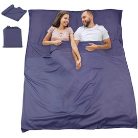 dgdgcool Sleeping Bag Liner, Camping Sheet Adult Sleep Sack Travel Sheets Travel Sleep Sack for Backpacking, Hotels & Hostels - Lightweight Camping Sleeping Bag Liners Comfortable Camping Sheets