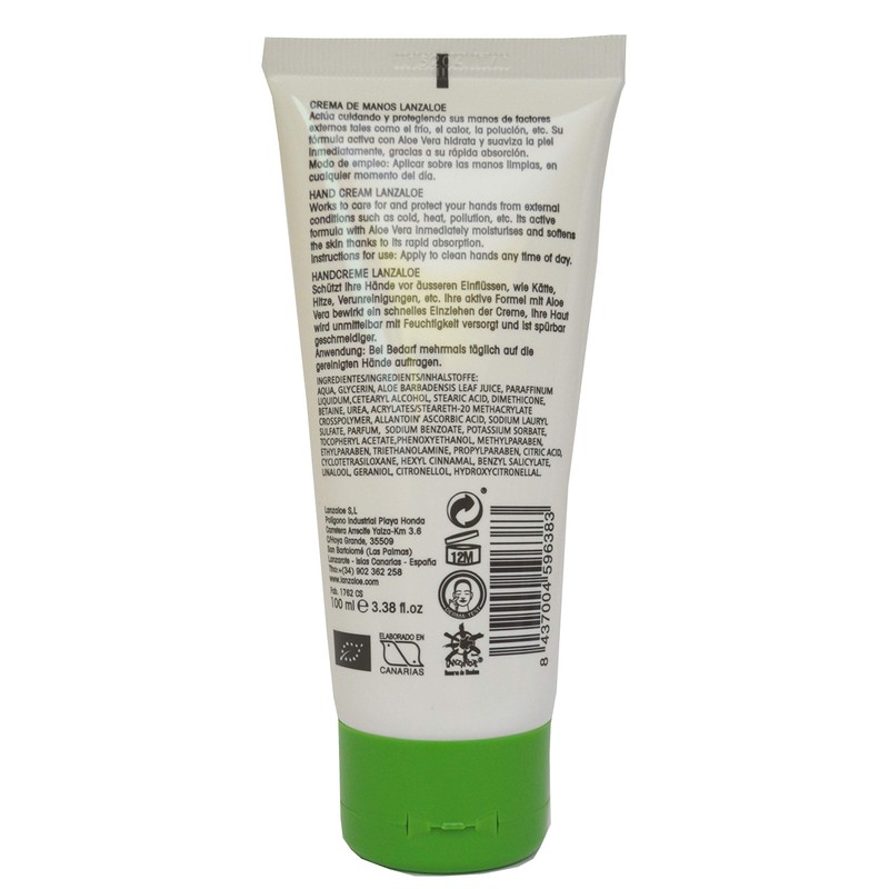 Aloe Vera Hand Cream 100ml