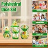 7-Piece Polyhedral Dice Set, 7 Polyhedral Dice, Sharp Edge DND