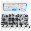 Besitu 210Pcs Black Pop Rivets Assortment Kit, 1/8" 3/16" 1/4"