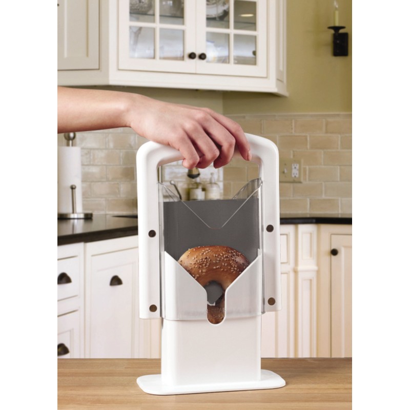 Hoan The Original Bagel Guillotine Slicer - 9.25-Inch Stainless Steel