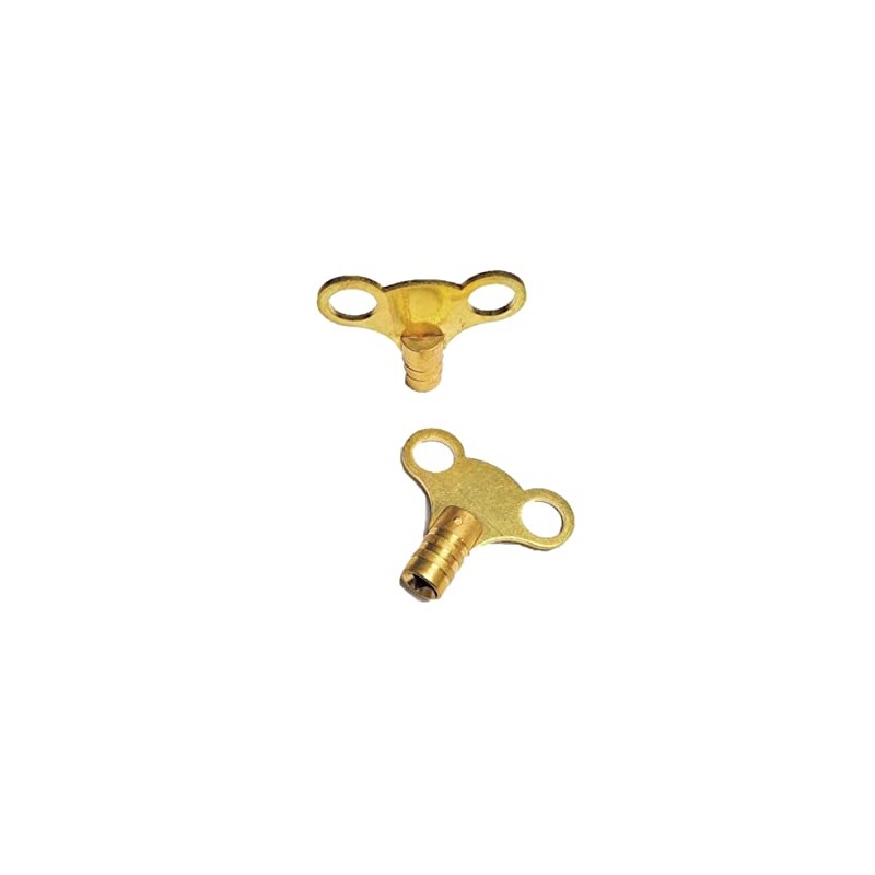 Simply Products Pack of 2 - Brass Radiator Key -