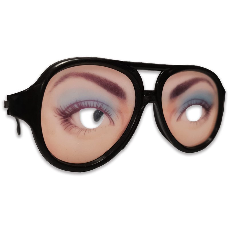 Pohotobooth Props Ltd Womens Funny Eye Disguise Novelty Glasses