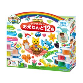 Agatsuma Nen Do! Chunky Smooth Rice Nendor, 12 Colors, 4971404321052