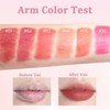 MooGlamor 6 Pcs Red Matte Lip Gloss Stick Set with