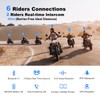 EJEAS V6 Pro Motorcycle Bluetooth Headset, Upgraded 2 Riders Intercom