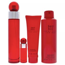 360 Red by Perry Ellis for Men - 4 Pc Gift Set