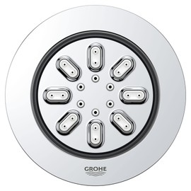 GROHE Rainshower Aqua Body Spray in StarLight Chrome, Round