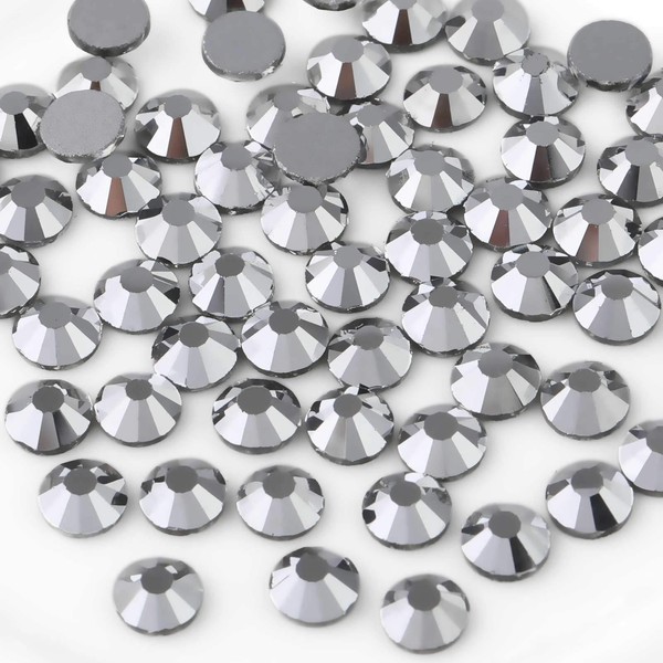 Beadsland 1440 pieces flat back rhinestones, nail crystals rhinestones for