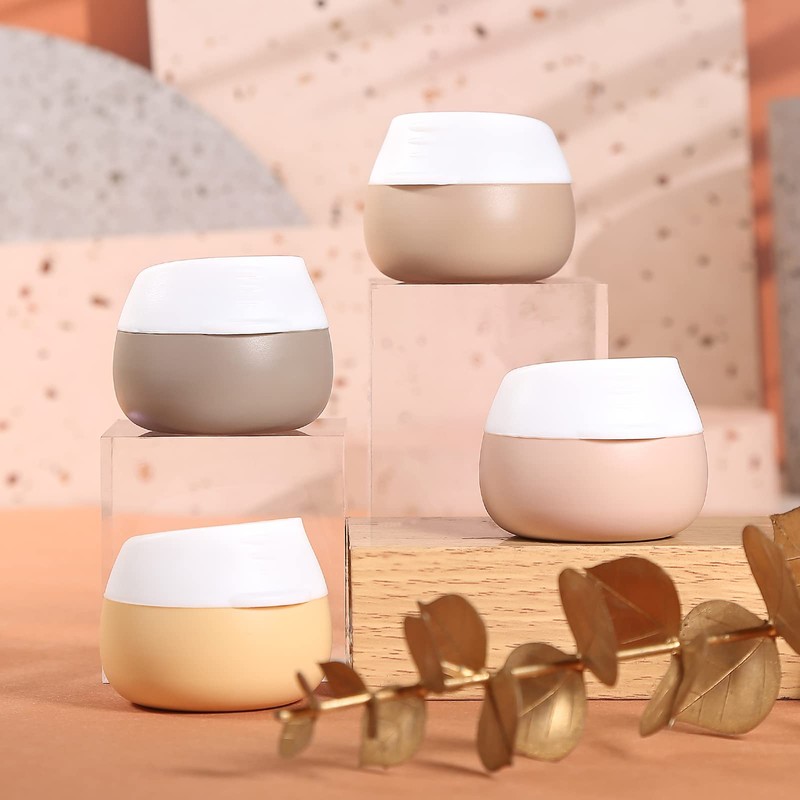 TSA Approved Travel Size Containers for Toiletries, Gemice Silicone Jars,