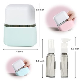 Rirool Travel Bottle Set, 8 Pack TSA Approved Travel Size Bottles, Travel Containers Dispenser, Travel Shampoo Bottles for Cosmetic Conditioner and Lotion