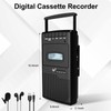 Cassette Players Recorder, Portable Tape USB Player with Stand-Alone Mic,