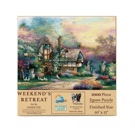 SUNSOUT INC - Weekend's Retreat - 1000 pc Jigsaw Puzzle by Artist: James Lee - Finished Size 20" x 27" - MPN# 18105