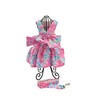 Dog Dress Bow Tie Harness Leash Set Harness Dress for