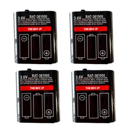 NEAFAZA PMNN4477AR PMNN4477A 3.6V 1000mAh Ni-MH Battery Pack Compatible with Motorola Talkabout T200 T400 T500 T600 T800 T62 T82 T92 T260 T460 T480 Walkie Talkies (4-Pack)