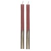 COMFORDER Taper Candles Set, 2 x Table Candles Mauve with