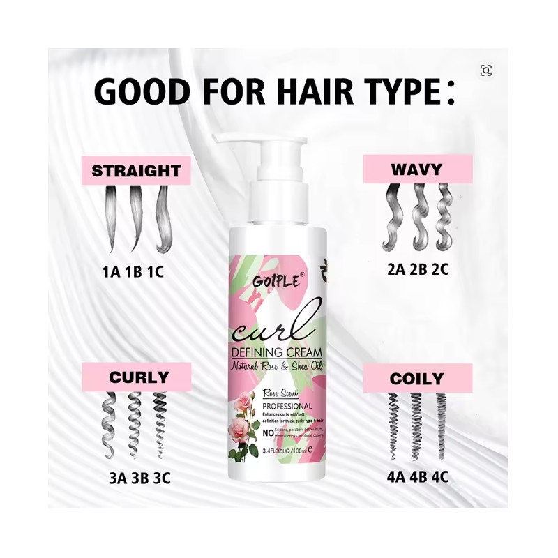 DIPSEVEN Castor Oil Curl Defining Cream - Shea & Rose