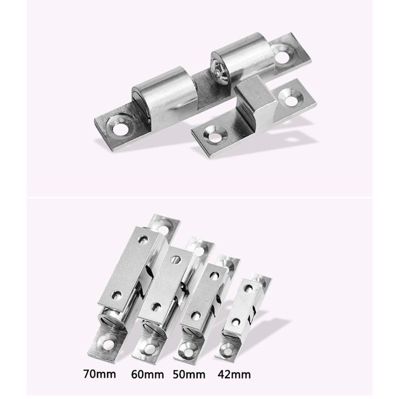 RuoFeng 70mm Furniture Cabinet Door Nickel Plated Copper Dual Ball