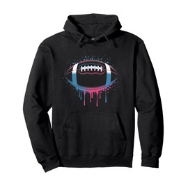 Football Drip Cool Football Boys Football Player Fans Pullover Hoodie
