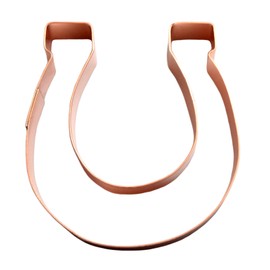 Horseshoe Copper Cookie Cutter by The Fussy Pup (3 Inch)