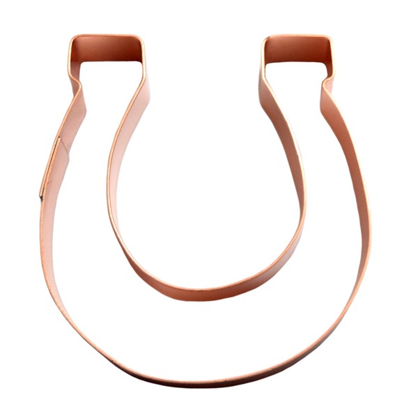 Horseshoe Copper Cookie Cutter by The Fussy Pup (3 Inch)