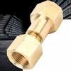 CGA-320 to CGA-580 Cylinder Adapter Carbon Dioxide Tank to Argon