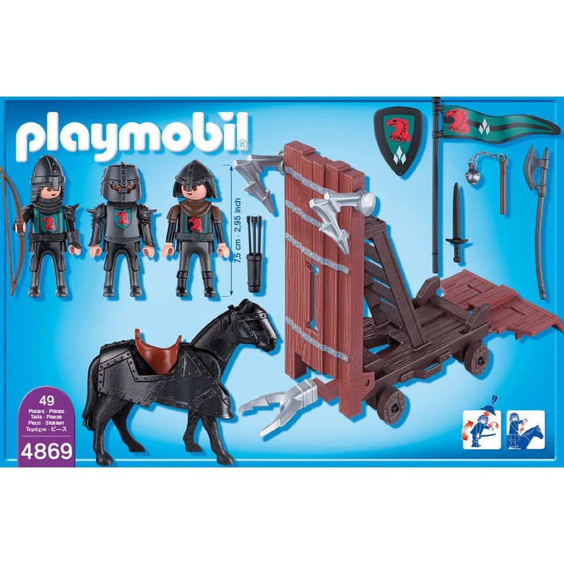PLAYMOBIL 4869 Sturmwagen mit Raubrittern